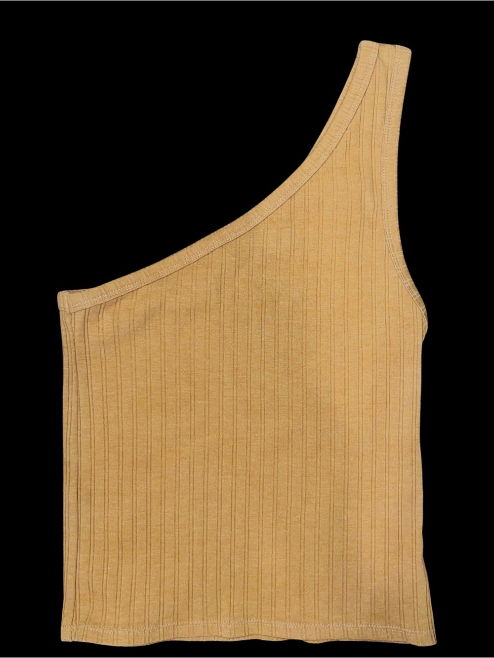 American Eagle One Shoulder Ribbed Top